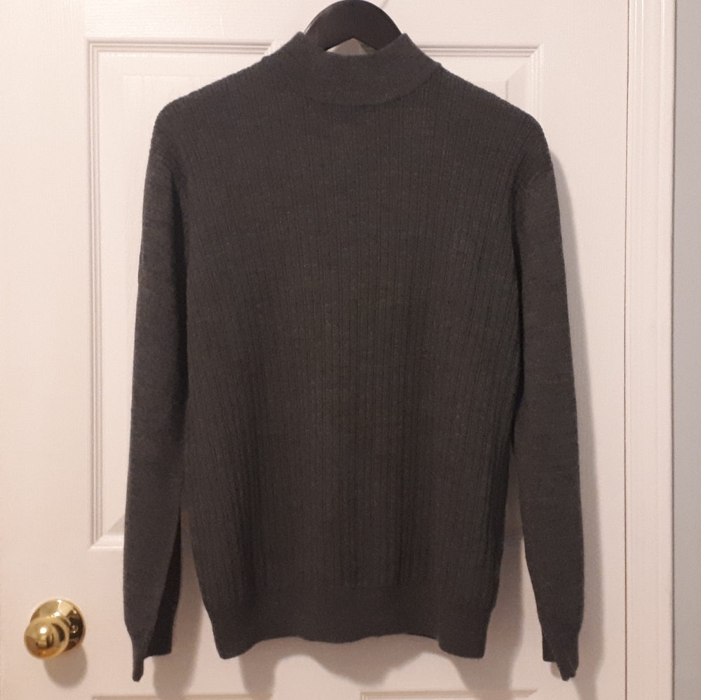 EUC Charcoal Mock-neck Sweater